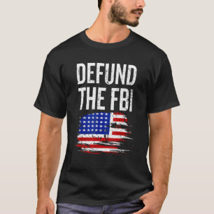 FBIを廃止せよ 反政府政治声明 Tシャツ