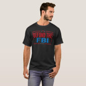 FBIを解体せよ 連邦捜査局 反FBI 汚職 Tシャツ (正面フル)