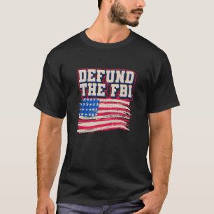 FBIアメリカ国旗の政府のアンチを取り除く Tシャツ