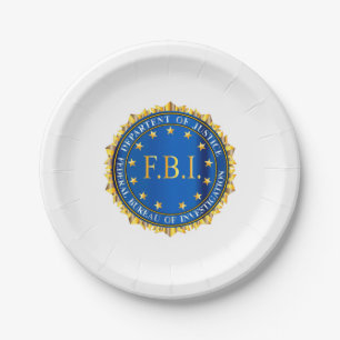 FBIスプーフ·シール ペーパープレート