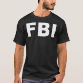 FBIハロウィーン仮装の連邦法執行機関 Tシャツ (正面)