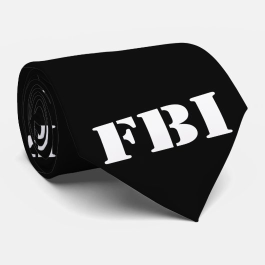 FBIブラックタイ ネクタイ (ロール)