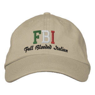 FBI全血イタリアン! 刺繍入りキャップ