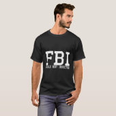 Fbi女性体検査官プンリニア Tシャツ (正面フル)