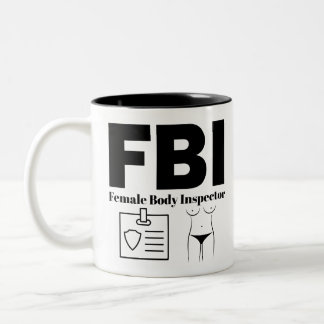 FBI女性体検査官 ツートーンマグカップ