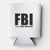 FBI女性体検査官 缶クーラー (正面)