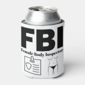 FBI女性体検査官 缶クーラー (缶正面)