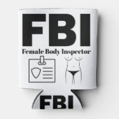 FBI女性体検査官 缶クーラー (正面)