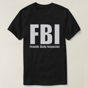 FBI女性体検査官 Tシャツ