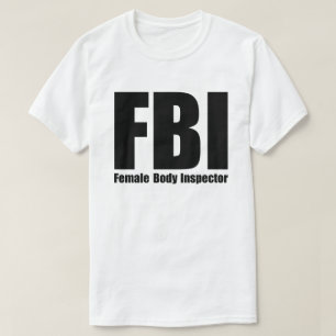 FBI女性体検査官 Tシャツ
