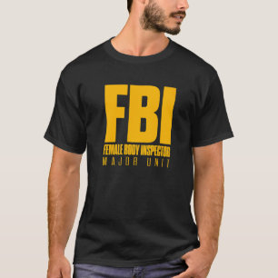 FBI女性体監察部専攻の隊パパジョークHumo Tシャツ