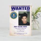 FBI手配誕生日パーティー 招待状 (スタンド正面)