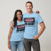 FBI捜査官の人のTシャツの警告 Tシャツ (ユニセックス)