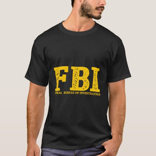 Fbi捜査官連邦捜査局 Tシャツ (正面)