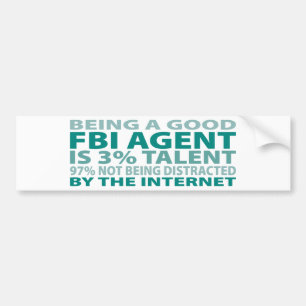 FBI捜査官3%の才能 バンパーステッカー