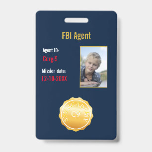 FBI秘密捜査官バッジ バッジ