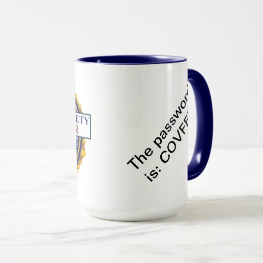 FBI秘密結社COVFEFEジャンボ マグカップ (正面右)