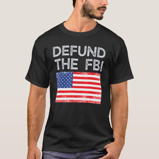 FBI連邦局のアンチFBIの汚職を取り除く Tシャツ (正面)