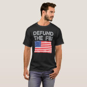 FBI連邦局のアンチFBIの汚職を取り除く Tシャツ (正面フル)