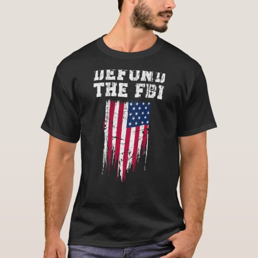 FBI連邦局のアンチFBIの汚職を取り除く Tシャツ (正面)