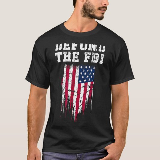 FBI連邦局のアンチFBIの汚職を取り除く Tシャツ (正面)