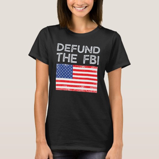 FBI連邦局のアンチFBIの汚職を取り除く Tシャツ (正面)