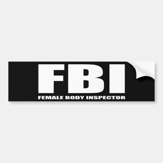 FBI バンパーステッカー (正面)