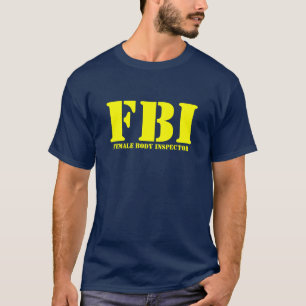 FBI -女性の身体の検査官 Tシャツ