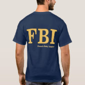 FBI：女性体検査官 Tシャツ (裏面)