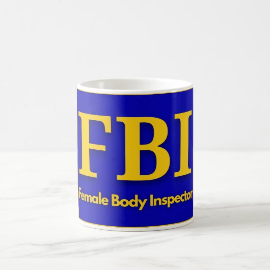 FBI – 女性体監察官Tシャツトラッカーハット コーヒーマグカップ (中央)