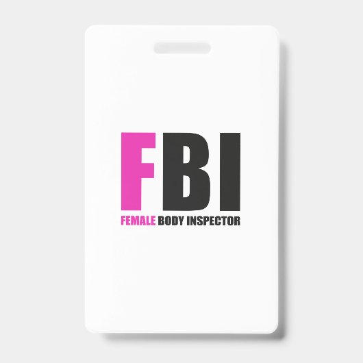 FBI 女性身体検査官 バッジ (正面)