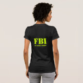 FBI -適当な体中 Tシャツ (裏面フル)