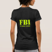 FBI -適当な体中 Tシャツ (裏面)