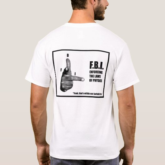 FBI 2 Tシャツ (裏面)