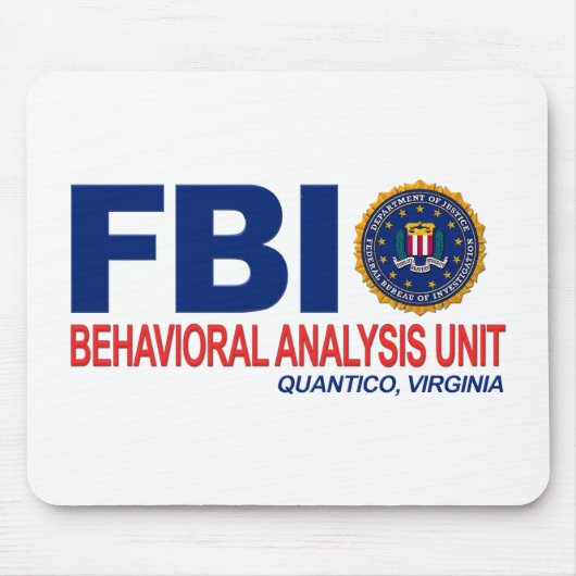 FBI BAUの犯罪者 マウスパッド (正面)