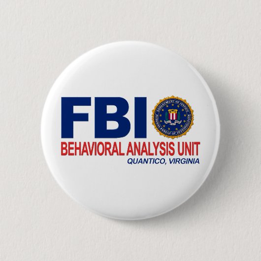 FBI BAUの犯罪者 缶バッジ (正面)
