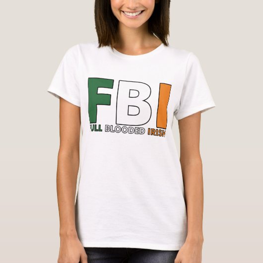 FBI: Bloodedの完全なアイルランド語 Tシャツ (正面)
