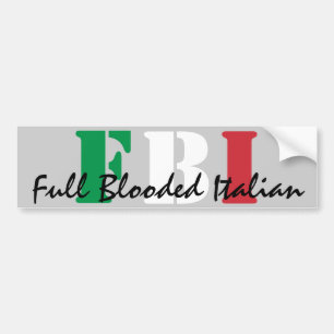 FBI、Bloodedの完全なイタリア語 バンパーステッカー