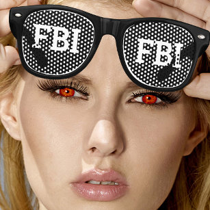 FBI FBIレトロシェード/おもしろいパーティーサングラス レトロサングラス