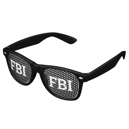 FBI FBIレトロシェード/おもしろいパーティーサングラス レトロサングラス (アングル)