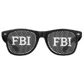 FBI FBIレトロシェード/おもしろいパーティーサングラス レトロサングラス (正面)