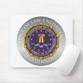 FBI Office of Law Enforcement マウスパッド (マウス)