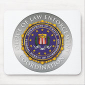 FBI Office of Law Enforcement マウスパッド (正面)