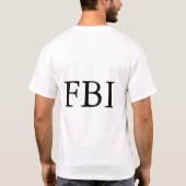 FBI Tシャツ (裏面)