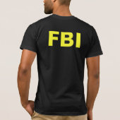 FBI Tシャツ (裏面)