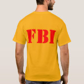 FBI Tシャツ (裏面)