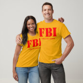 FBI Tシャツ (ユニセックス)