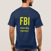 FBI Tシャツ (裏面)