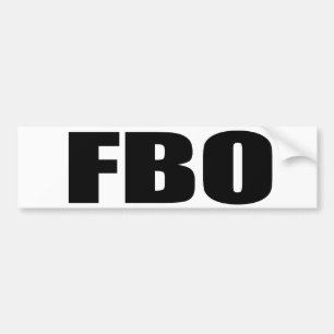 FBO バンパーステッカー