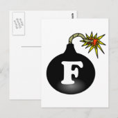 FBombのクラシック ポストカード (正面/裏面)